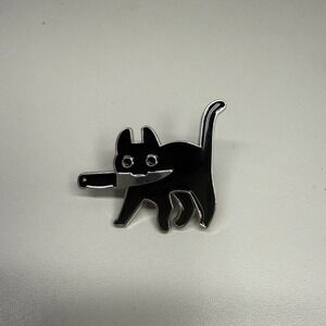 Dungeons‎ and Dragons DnD Gift Dagger Cat Badge Enamel Pin Broach